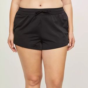 Lane Bryant cacique black swim shorts